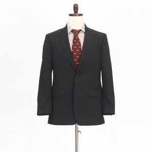 John Varvatos 40R Gray Wool Two Button Sport Coat Blazer Jacket P450